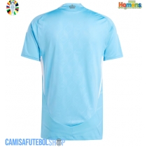 Camisa de time de futebol Bélgica Replicas 2º Equipamento Europeu 2024 Manga Curta